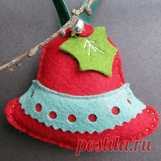 Колокольчики из фетра
