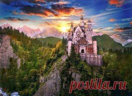 Замок Нойшванштайн, Германия