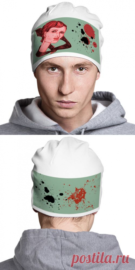 Шапка &quot;Девушка в галстуке.&quot; от Printissimo - Printio