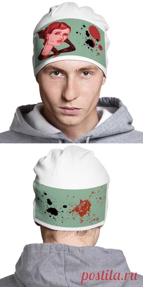 Шапка "Девушка в галстуке." от Printissimo - Printio