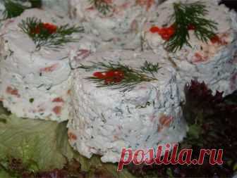 Суфле с семгой и сливками