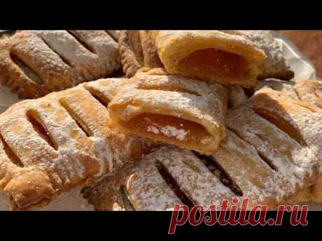 Вкуснейшие слойки всего из двух ингредиентов!!! | Puff pastry | Շերտավոր խմորով թխուկ
