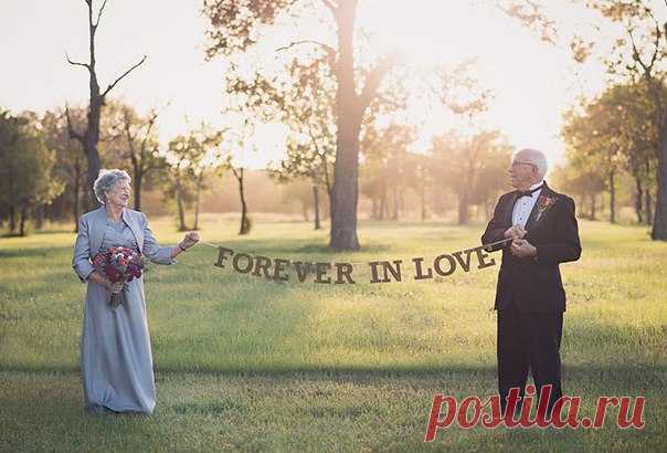 Пара отпраздновала 70-летний юбилей свадебной фотосессией, которой у них не было в день бракосочетания / Интересное в IT