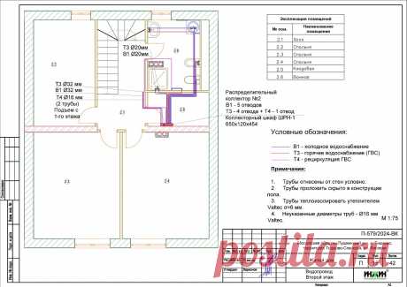 Проект отопления частного дома, пример 2230
