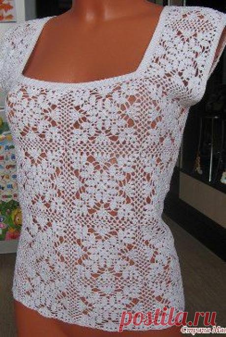 Топ крючком
Ниточки Dendi от фирмы "Камтекс" (хлопок 100% 50 г -330 м) крючок №1