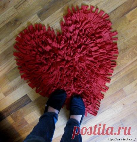 Коврики и подушки из трикотажа. Идеи и мастер-класс