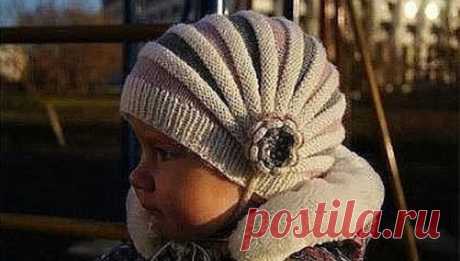ВЯЗАНАЯ ДЕТСКАЯ ШАПОЧКА — Секреты Вязания и Рукоделия