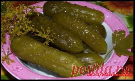 Квашеные огурцы в банках, как бочковые
Мой любимый рецепт!  В меру кислые, хрустящие. В них отсутствует уксус и лимонная кислота, готовятся они путем предварительного заквашивания.  Попробуйте.
Ингредиенты:
На 3х л. банку:
Огурцы - 1,5-1,7кг
Соль - 4ст.л.
Укроп - 2-3 зонтика
Лист хрена - 2шт
Чеснок - 2-3шт (я использую цветущие стрелки с воздушными зубчиками)
Щирица (амарант) - 2-3шт

(Амарант или щирица - обычный сорняк, добавляю его для хруста огурчиков. Он имеет такие с...