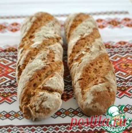 Ржаной батон с луком - кулинарный рецепт