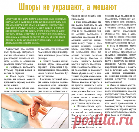 Шпоры не украшают