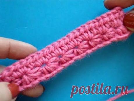 Вязание крючком - Урок 133 - Звёздочка - YouTube