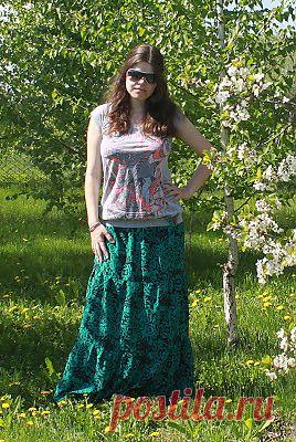 Юбка в пол. Как построить выкройку. - Ярмарка Мастеров - ручная работа, handmade