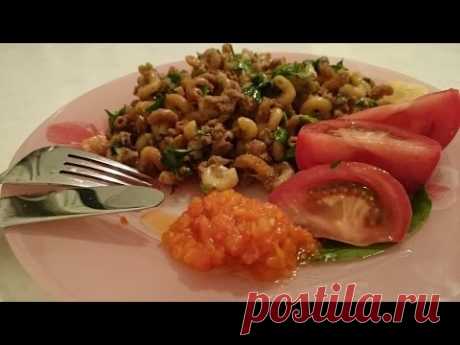 Макароны по флотски рецепт с фаршем как приготовить блюдо вкусно ужин классический быстро видео - YouTube