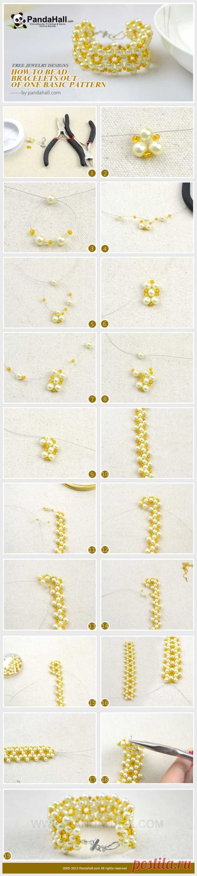 (129) Pin by Martina Cattin on beading: bracciali