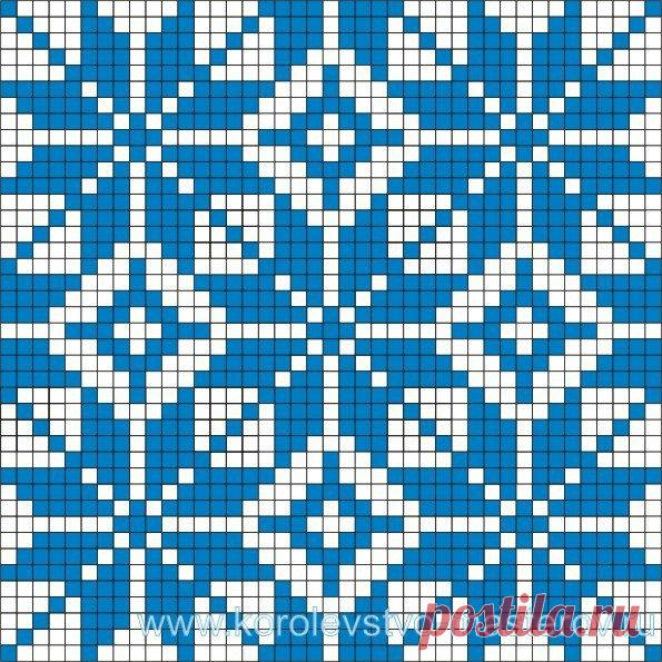 Жаккардовые узоры -2. Схемы | Домохозяйка