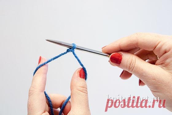 Планета Вязания | Начальная петля, вязание спицами.