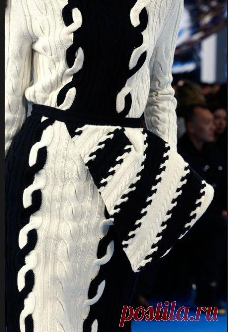 Применение узоров из курса по вязанию кос | izba-vyazalinya