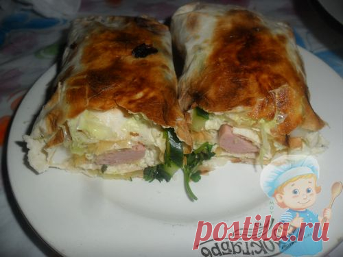 Сосиски в лаваше: простой и вкусный домашний рецепт