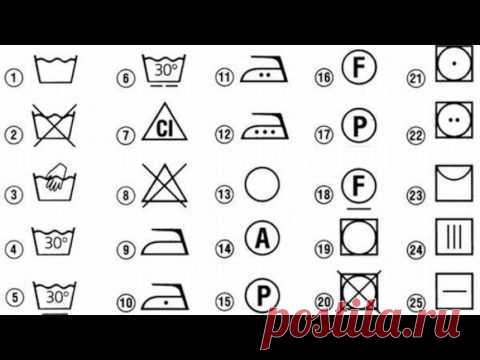 Расшифровка знаков и символов на ярлыках и бирках на одежде