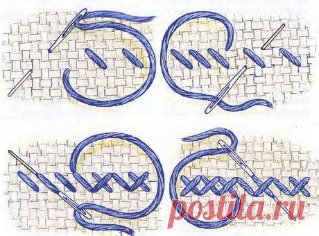 Швы и строчки для ручной вышивки: огромная подборка всего, чего только можно! - Подружки - медиаплатформа МирТесен