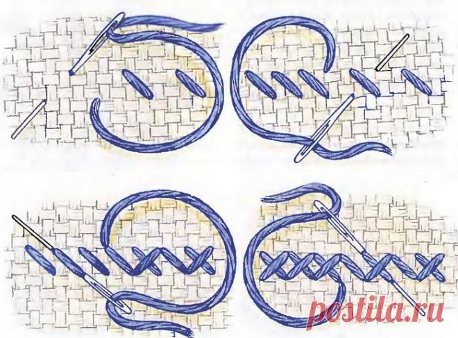 Швы и строчки для ручной вышивки: огромная подборка всего, чего только можно! - Подружки - медиаплатформа МирТесен