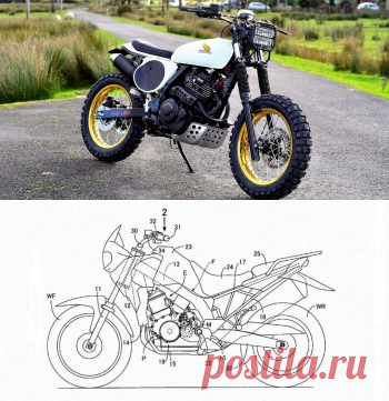 Модельный ряд Honda может пополниться еще одним новым эндуро NX650 Dominator - UINCAR