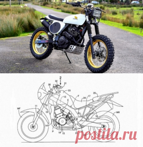 Модельный ряд Honda может пополниться еще одним новым эндуро NX650 Dominator - UINCAR