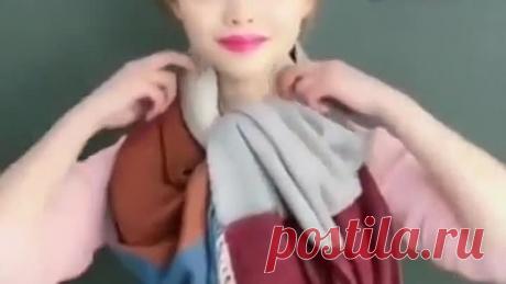 Интересные идеи с шарфиками