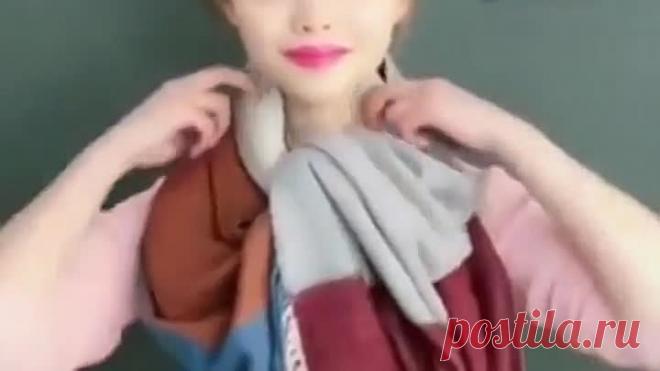 Интересные идеи с шарфиками