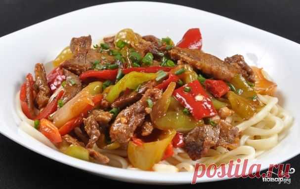 Лагман из говядины в мультиварке - пошаговый кулинарный рецепт на Повар.ру