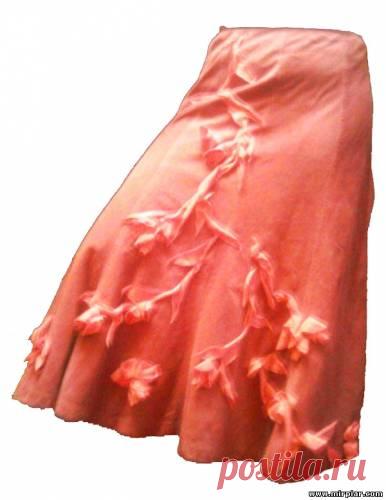 Переделка одежды Декорируем юбку - Техники Мастер-классы Уроки - Ручная работа Мода Дизайн Декор Переделки Уроки - Каталог статей - 