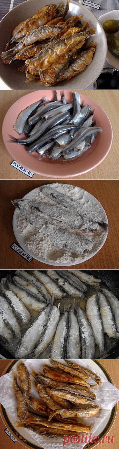 Жареная мойва - рецепт с фото