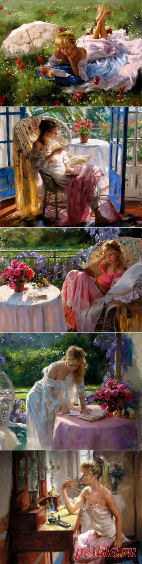Испанский художник Vicente Romero Redondo. Чудо - женщина..