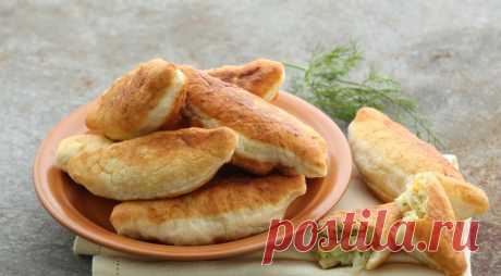 Жареные пирожки из творожного теста, пошаговый рецепт с фото