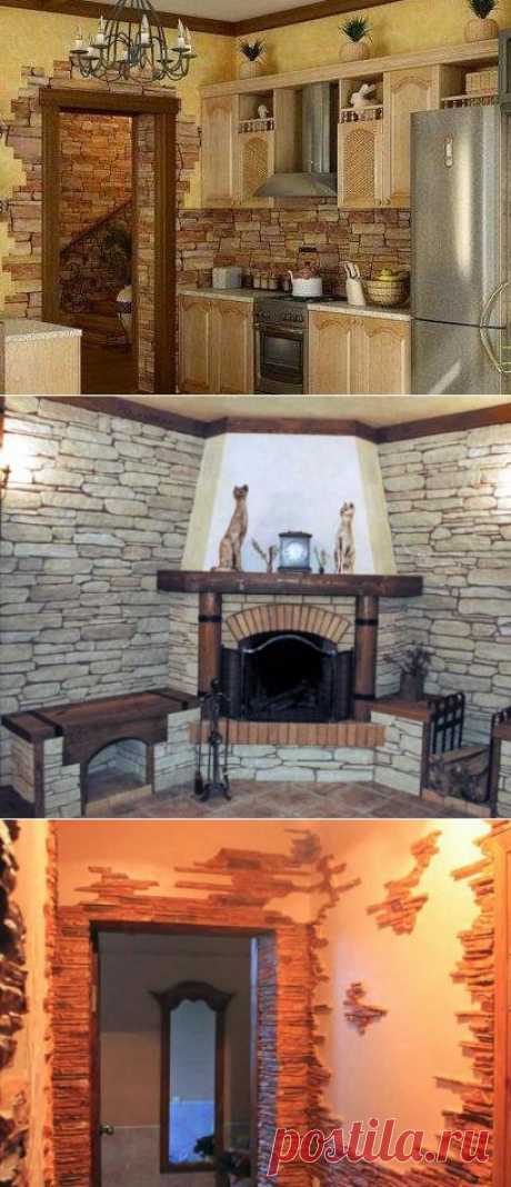 Отделка дома декоративным камнем | Сделай Сам!