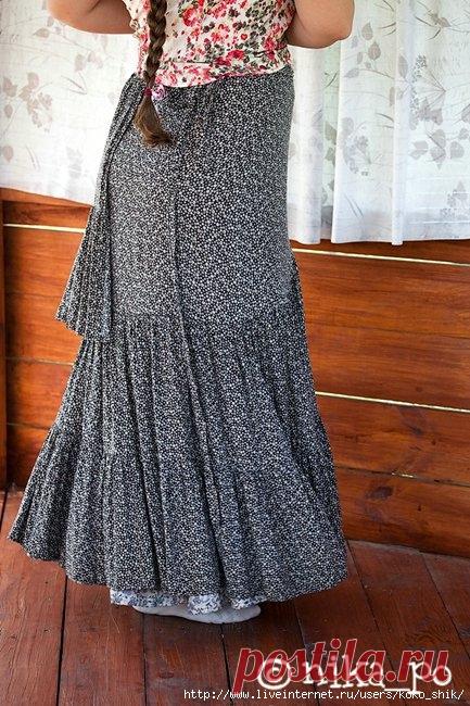 Шьем юбки на любой вкус - Юбка-обертка