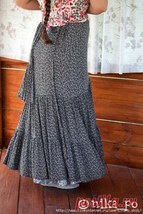 Шьем юбки на любой вкус - Юбка-обертка