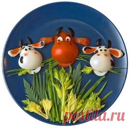 Бычок и коровки
