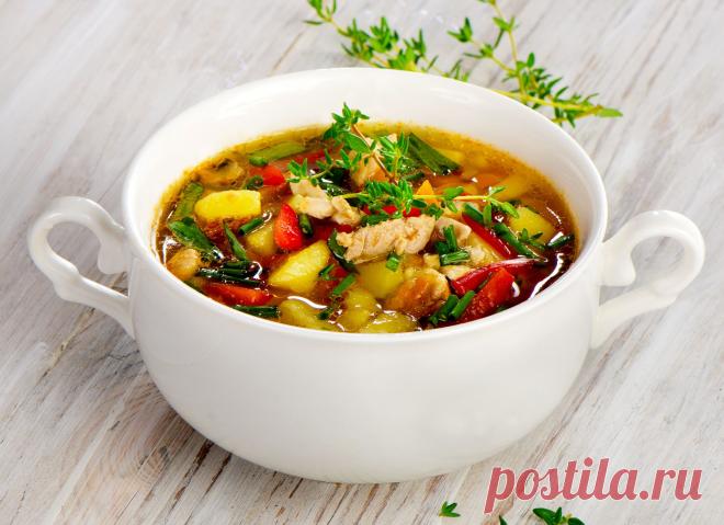 Мясной суп в медленноварке - пошаговый рецепт | ГОРНИЦА Мясной суп в медленноварке - пошаговый рецепт. Супы в медленноварке - это вкусно и полезно. Для таких супов не требуется поджарка для заправки