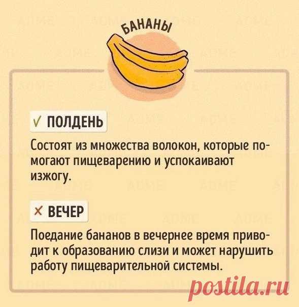 В какое время лучше есть те или иные продукты — Всегда в форме!