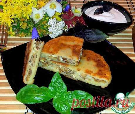 Сырная лепёшка с начинкой