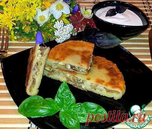 Сырная лепёшка с начинкой