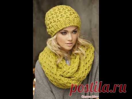 Вязаные Шапки Спицами - 2019 / Knitted Hats Knitting