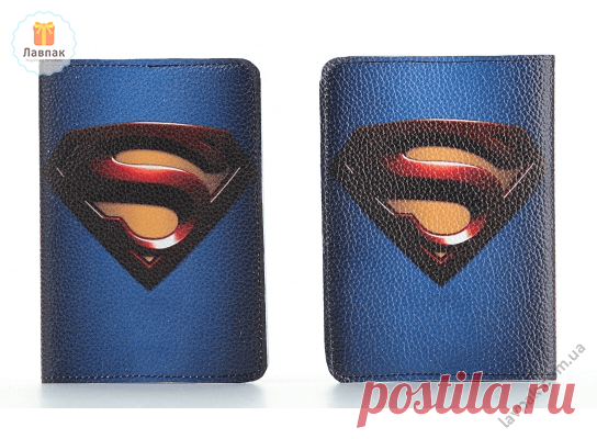 Superman - Супермен - Кожаная обложка на паспорт  → Купить за 199 грн. → Цена, Отзывы