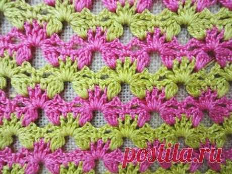 Двухсторонний узор Вilaterial pattern Crochet
