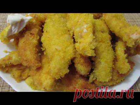КУРИНЫЕ ПАЛОЧКИ В ХЛОПЬЯХ │ НАГИТСЫ очень сочные - YouTube