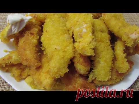 КУРИНЫЕ ПАЛОЧКИ В ХЛОПЬЯХ │ НАГИТСЫ очень сочные - YouTube