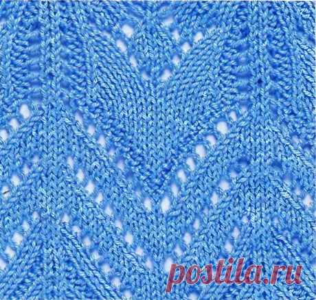www.SHPULYA.com - Ажурный узор спицами 46