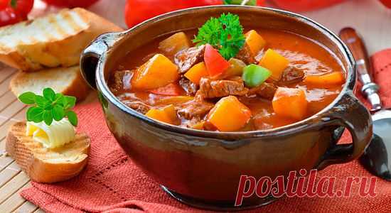 РЕЦЕПТ ГУЛЯША С СОСИСКАМИ И ОВОЩАМИ..