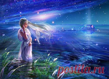 Один, глядя в воду, видит в ней грязь, а другой — отражающиеся в ней звёзды.